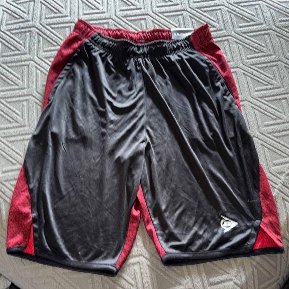 Boys nwt Black and Red Athletic Shorts